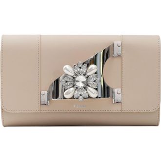 Perrin Paris LEiffel Clutch Bijoux in Cr&egrave;me at Nordstrom