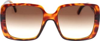 Gucci Iconische Gg0632S Zonnebril Stijlvol en elegant - Dames - Accessoires - Bruin - Maat: 56 MM