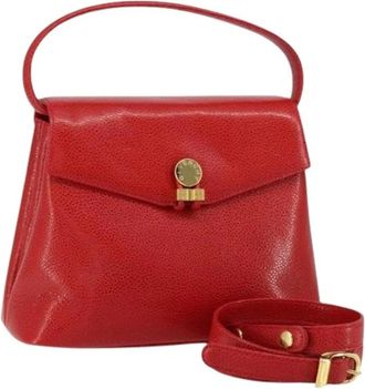 Givenchy Pre-owned Handbags, female, Red, Size: ONE SIZE Pre-owned Leather Shoulder Bag