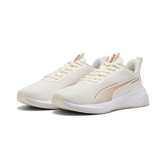 Puma Laufschuh PUMA FLYER LITE 3, Damen, Gr. 37,5, weiss (warm wei&szlig;, puma gold), Textil, Schuhe Laufschuh