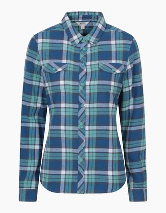 Mountain Warehouse Womens Mountain Warehouse Womens/Ladies Willow Flannel Shirt - Navy - Size: 18