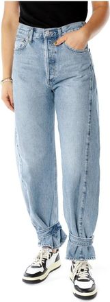 A Gold E Jeans - Dames - Loose Fit Jeans - Blauw - W29 - Denim - Jeans