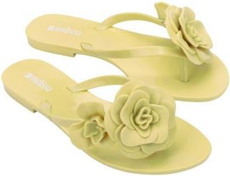 Melissa Harmonic Petals Flip Flop in Green at Nordstrom, Size 10
