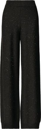 Fabiana Filippi Pantaloni con paillettes - Nero