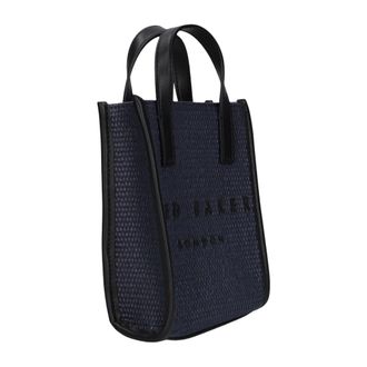 Ted Baker Paulii Mini Icon Bag - Dames - Handtassen - Blauw - ONE Size - Katoen - Tassen