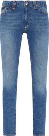 Philipp Plein Jeans Slim Fit - Heren - Slim Fit Jeans - Blauw - W31 - Denim - Jeans