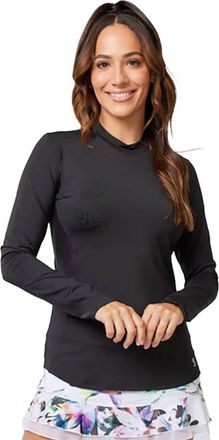 Sofibella UV Colors Staples Womens Long Sleeve Tennis Shirt in Black at Nordstrom, Size X-Small