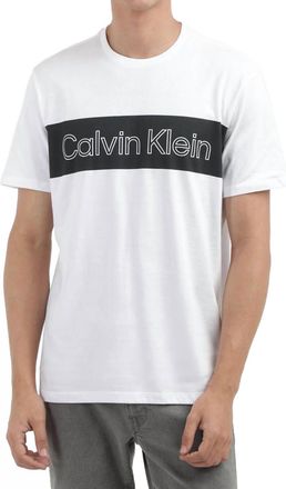 Calvin Klein Iconic Block Logo T-Shirt In White