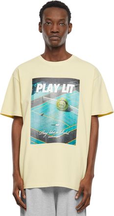 Mister Tee MT Upscale Mens Mt3119-Playlit Heavy Oversize Tee T-Shirt, Soft Yellow, XXL Plus Tall