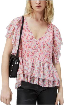 Pepe Jeans London Blouses - Dames - Blouses - Roze - S - Overhemden
