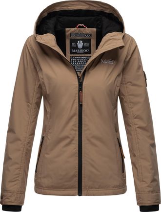 Marikoo dames tussenjas - Brombeere, lichtgewicht met capuchon