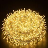 OEM Guirnalda De Luces Led Elegear De 50 M Con 1000 Led, Color Blanco C&aacute;lido, Para Exteriores