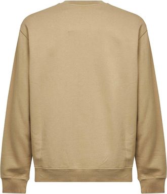 Jacquemus Mens Sweatshirt The Gros Grain Beige Cotton Sweatshirts Sweater