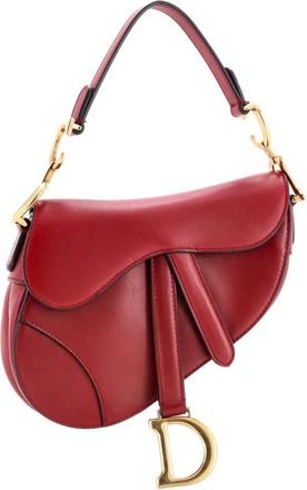 Dior Saddle Handbag Leather Mini shoulder bag - Rood