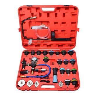 OEM Probador De Presi&oacute;n De Radiador, Prueba De Vac&iacute;o, Diagn&oacute;stico Completo, Rojo