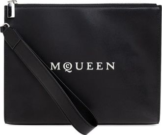 Alexander McQueen Clutch in pelle - Nero