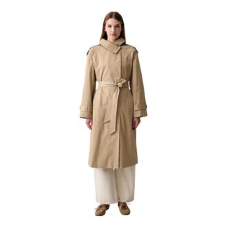 DKNY Mujer, Abrigos, Beige, Talla: XL