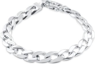 Pompeii3 Mens Curb Link 14k Gold (50gram) or Platinum (80gram) 9.5mm Bracelet 8.5