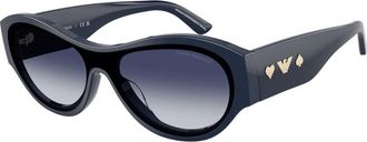 Emporio Armani Ea 4265U Zonnebrillen - Dames - Zonnebrillen - Zwart - 36 MM - Accessoires
