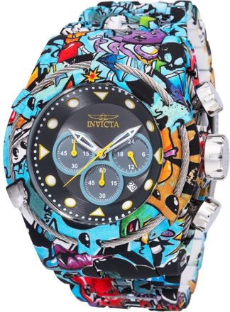Invicta Bolt 49138 Heren Horloge - Quartz Uurwerk - Roestvrij Staal met Grijze Wijzerplaat - 53mm