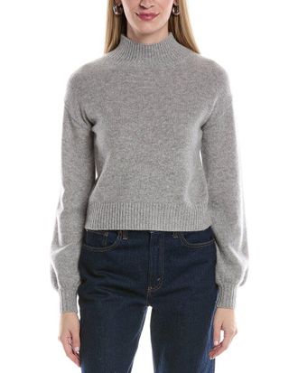 Alberta Ferretti Balloon Sleeve Cashmere Sweater