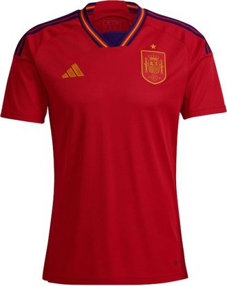 adidas Spain 2022-2023 World Cup Home Jersey Asia Sizing HL1970