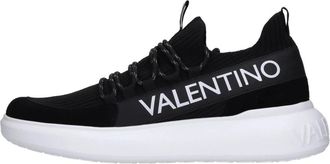 Valentino Leren en Stoffen Sneakers - Heren - Sneakers - Zwart - 41 EU - Leer - Schoenen