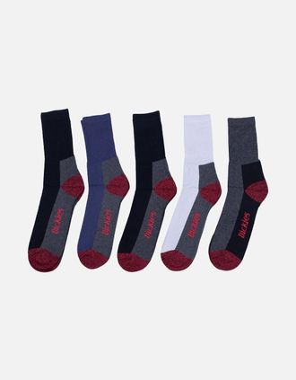 Dickies Mens Dickies Cushion Crew Cotton Mens Black Calf Socks
