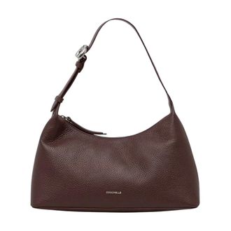 Coccinelle Fern Hobo Bag - Dames - Schoudertassen - Bruin - ONE Size - Leer - Tassen
