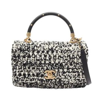 Chanel Pre-owned Matelasse Leather Fabric 2way Top Handle Bag - Dames - Pre-owned - Veelkleurig - Maat: ONE Size Leer