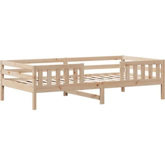 vidaXL Vidaxl - Estructura De Cama Sin Colch&oacute;n Madera Maciza De Pino 90x190 Cm
