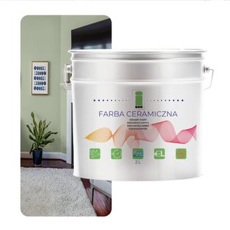 OEM Pintura Cer&aacute;mica Para Pared Lavable T&eacute; Verde 2l Resistente A Las Manchas