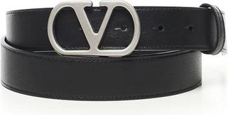 Valentino Garavani Heren, Accessoires, Zwart, Maat: 105 CM Leer