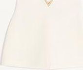 Valentino Shorts In Crepe Couture Donna AVORIO 36