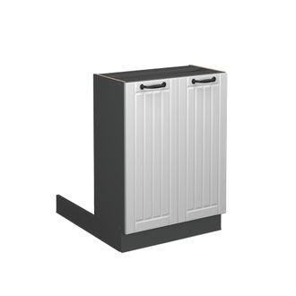 Vicco Isla De Cocina Fame-line, Blanco Casa De Campo, 60 Cm Sin Encimera