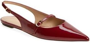 Stuart Weitzman Emilia Mary Jane Slingback Flat in Chile Patent at Nordstrom Rack, Size 6