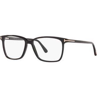 Tom Ford 55mm Irregular optical glasses in Black at Nordstrom