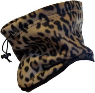 Generic Adult Animal Printed Neck Warmers, Unisex Reversible Fleece Winter Double Layer Windbreaker Neck Gaiters For Outdoor Ski Snowboard Transport Cycling M