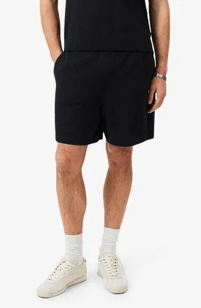 Lacoste Boucl&eacute; Pull-On Shorts in Flour at Nordstrom, Size 7