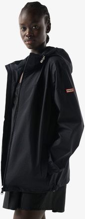 Hunter Packable Rain Unisex Adults Black Jacket Nylon - Size X-Small
