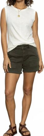 Sanctuary Renegade Mid-Rise Shorts In Kalamata