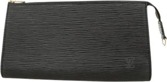Louis Vuitton Pre-owned Clutches, female, Black, Size: ONE SIZE Pre-owned Pouch