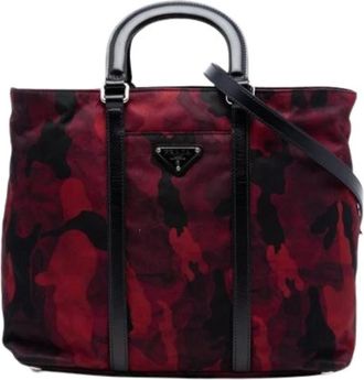 Prada Pre-owned Tote Bags, female, Multicolor, Size: ONE SIZE Pre-owned Satchel