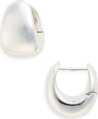 LI&Eacute; STUDIO The Violet Hoop Earrings in Silver at Nordstrom
