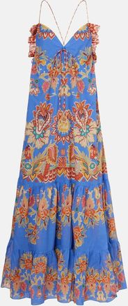 Etro Abito lungo in voile di cotone