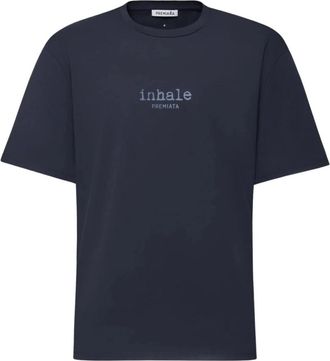 Premiata T-shirts - Heren - T-shirts - Blauw - 2XL - Katoen - Tops