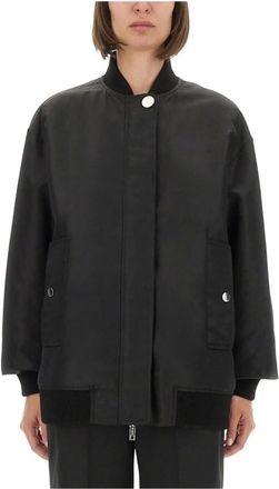 Sportmax Chaqueta Bomber Cuello Alto Agape - Jackets - Mujer - Negro - S