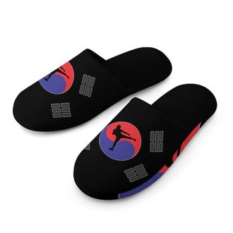 Generic Korean Karate Korea Logo Mens House Slippers Slip Indoor Slipper On Shoes Warm Outdoor