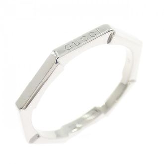 Gucci White Gold White Gold (18K) Band Ring (Pre-Owned)
