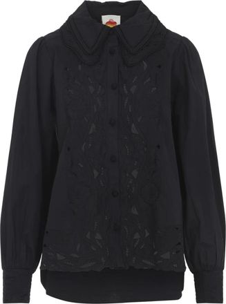 Farm Rio Shirts - Dames - Overhemden - Zwart - S - Overhemden